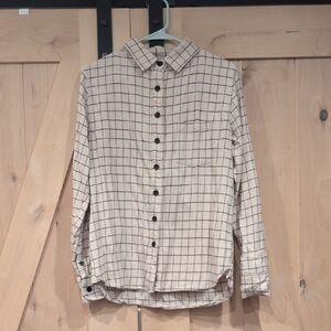 Tradlands Cream and Black Flannel